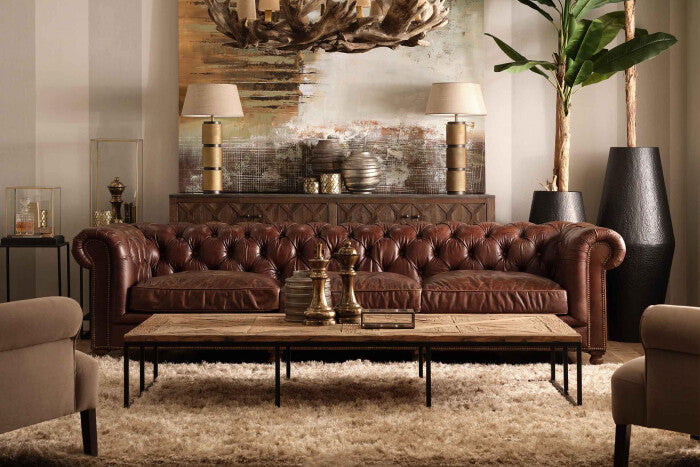 Flamant ARCHY, coffee table, rectangular, wood and metal