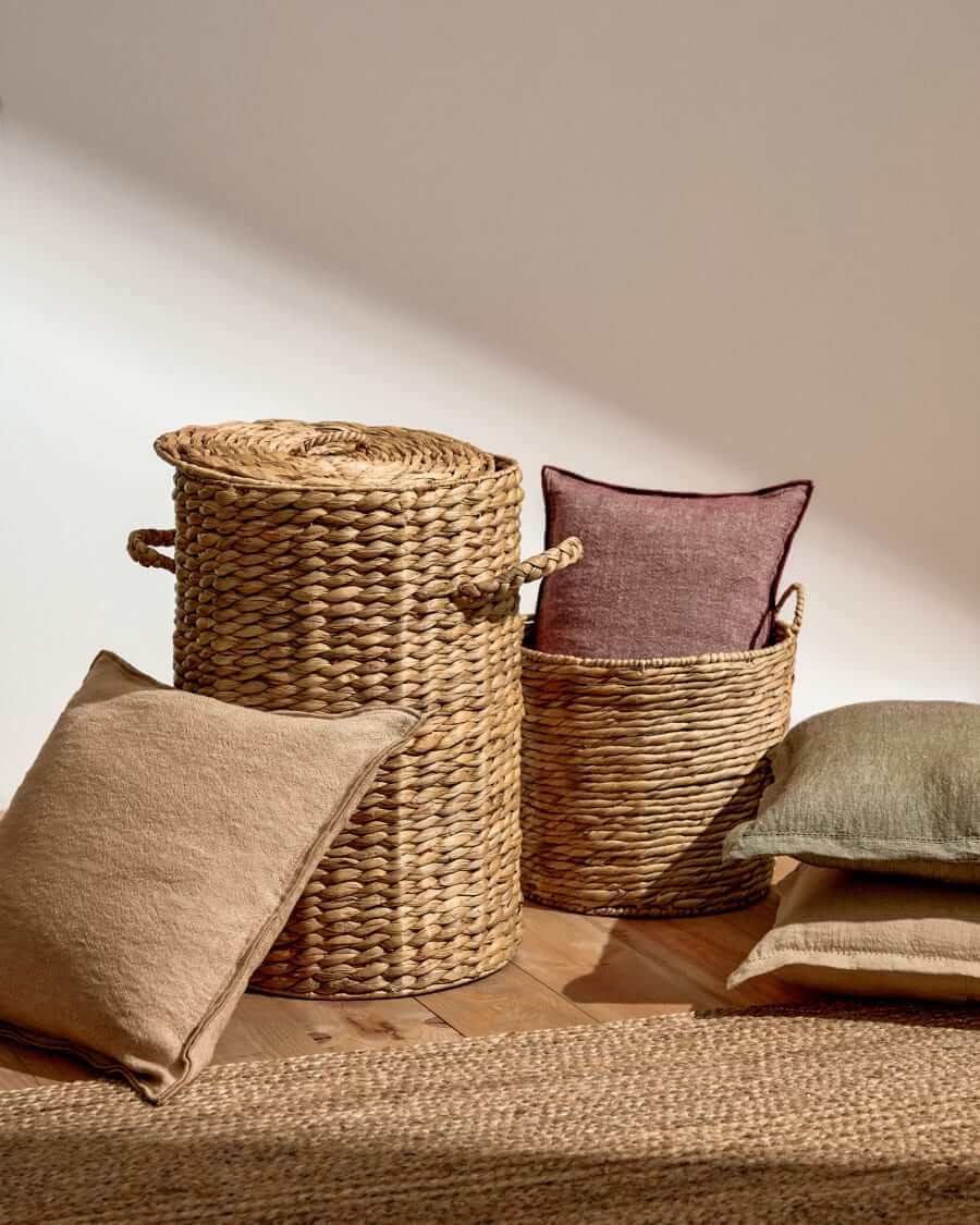 Yessira Natural Fibre Clothes Basket