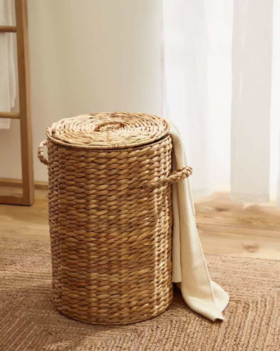Yessira Natural Fibre Clothes Basket