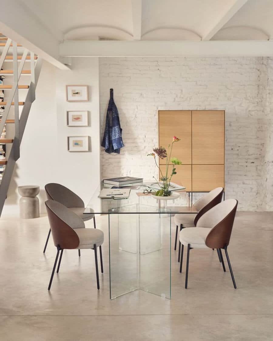 Kave Burano glas table 180x90cm