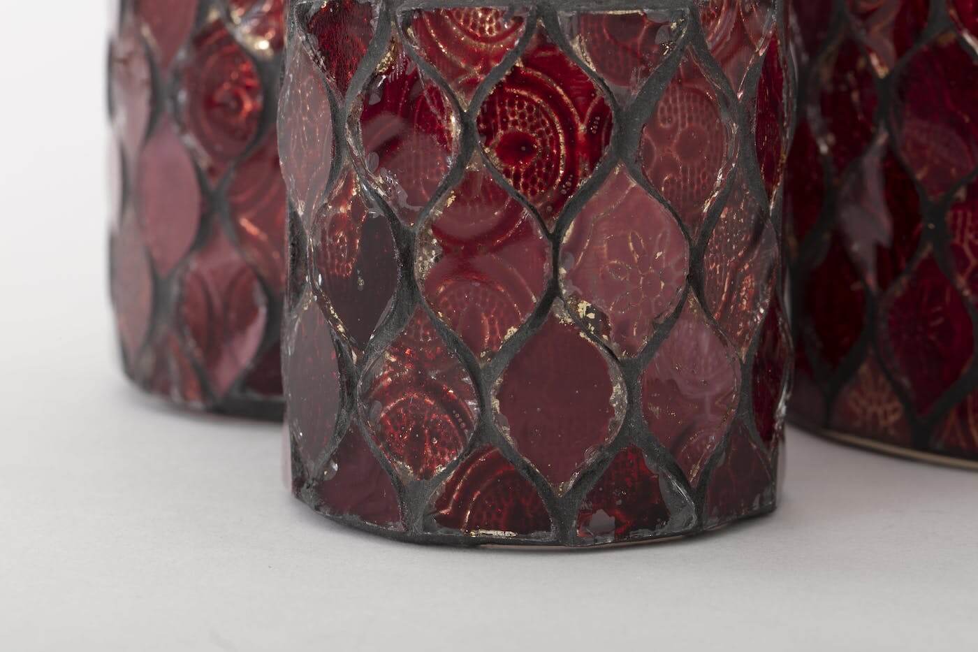 Flamant Tealight Temples red m