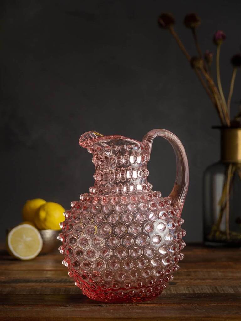 Chehoma Hobnail Pitcher Sweet Pink 2L
