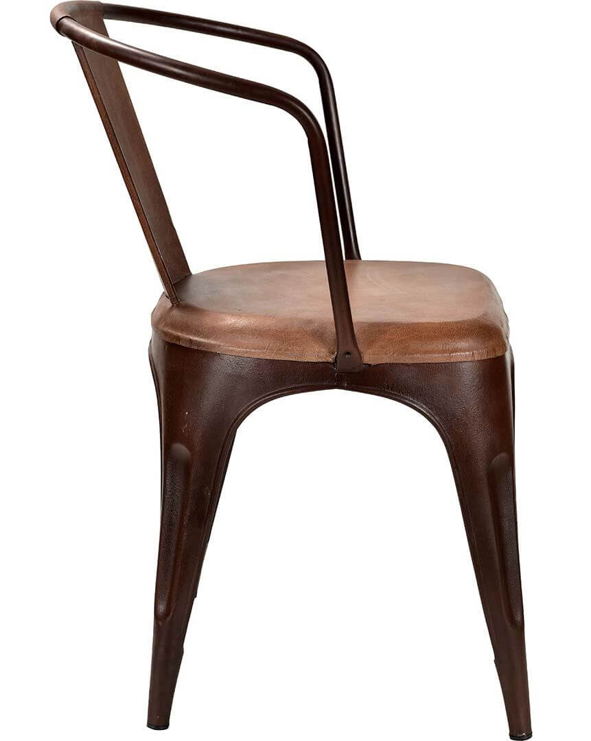 trademark Living chair rusty and leather