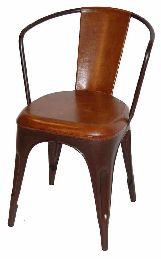 trademark Living chair rusty and leather