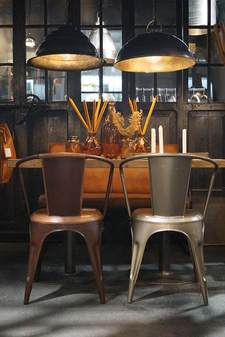 trademark Living chair rusty and leather