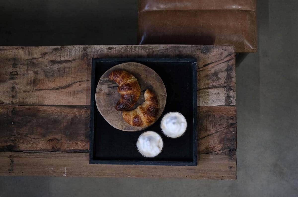 trademark living Marco kvadratisk marmor bakke black