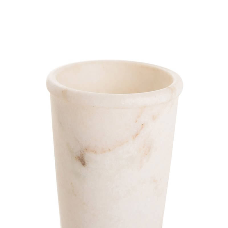 Glass pencilholder marble