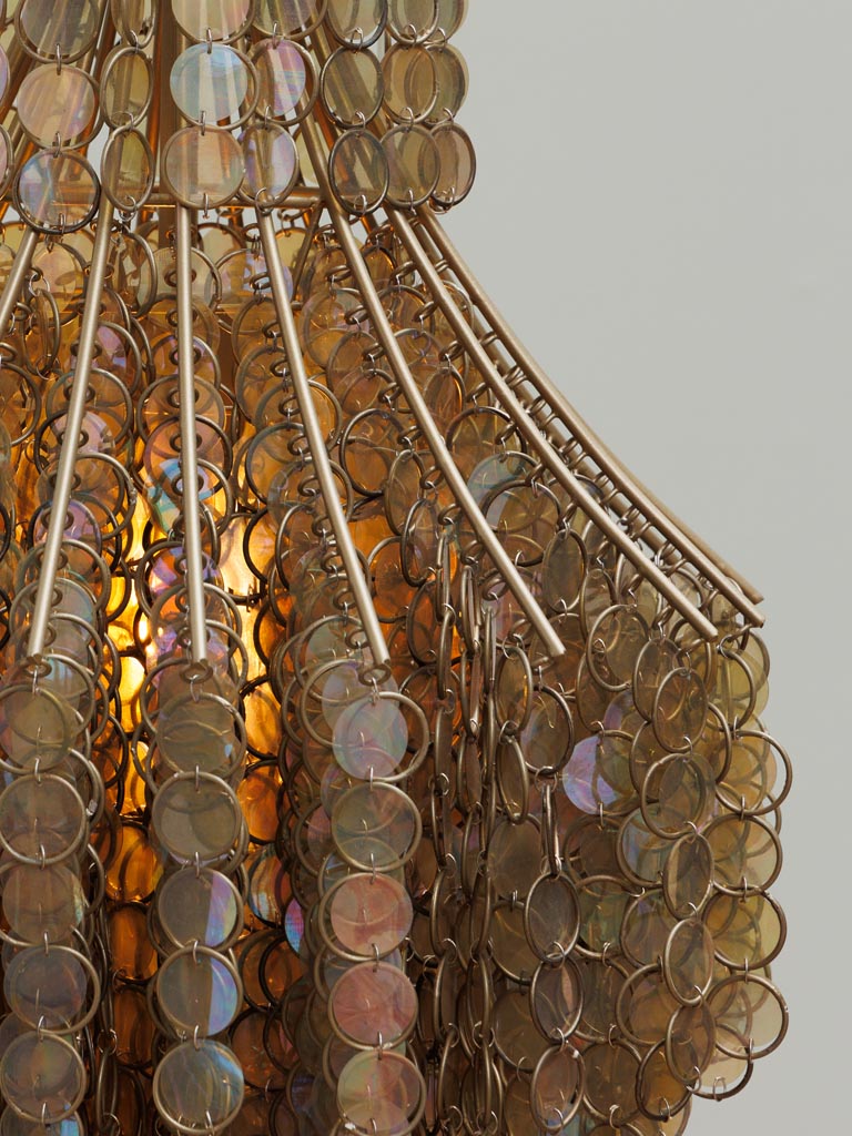 Iridescent hanging lamp Ariel