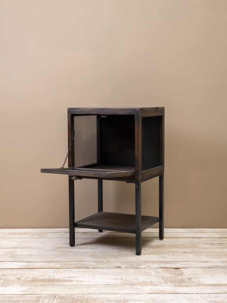 Chehoma Bedside tabel mesh drawe brown