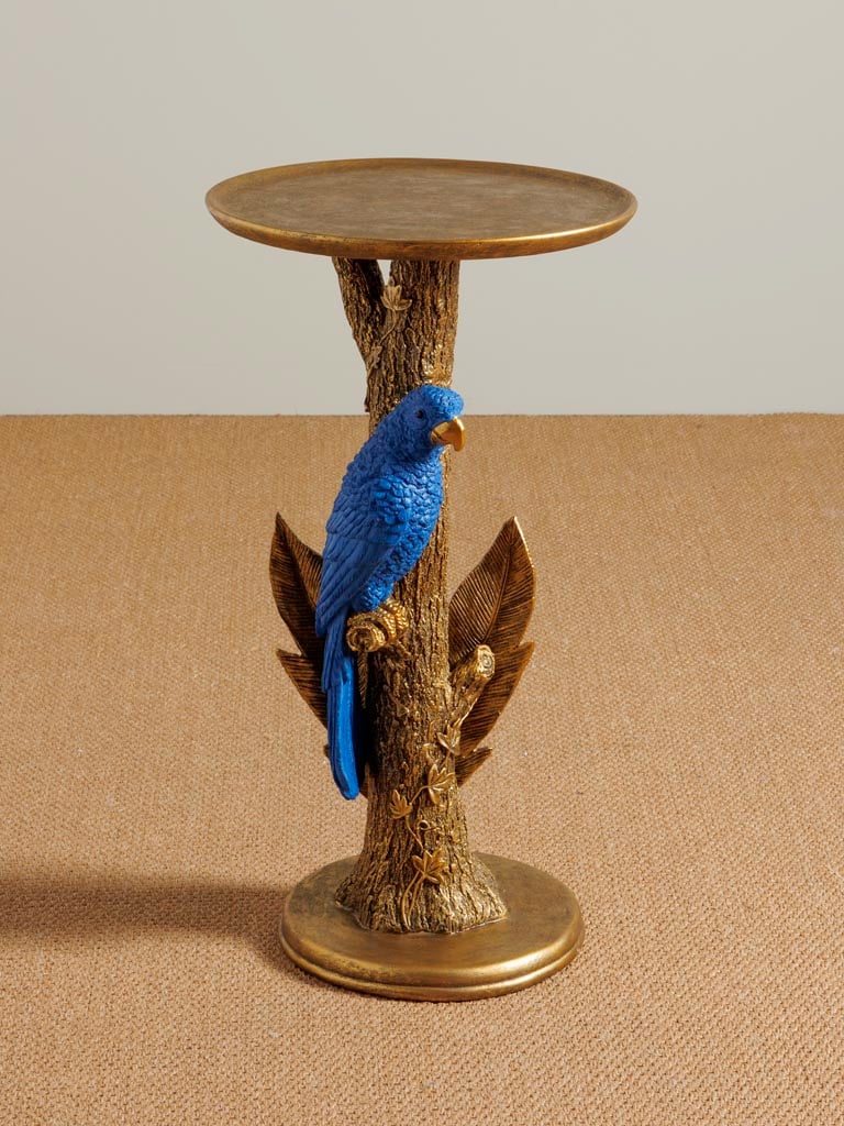 Chehoma Blue parrot side table