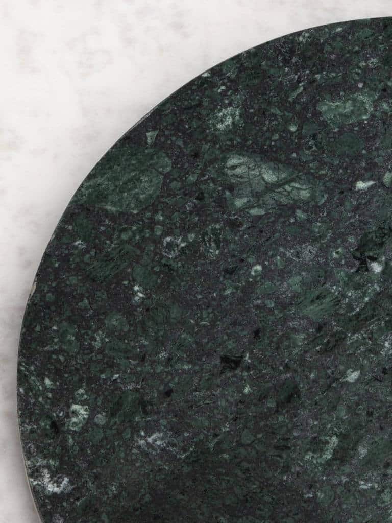 Chehoma Green marble rotating dish
