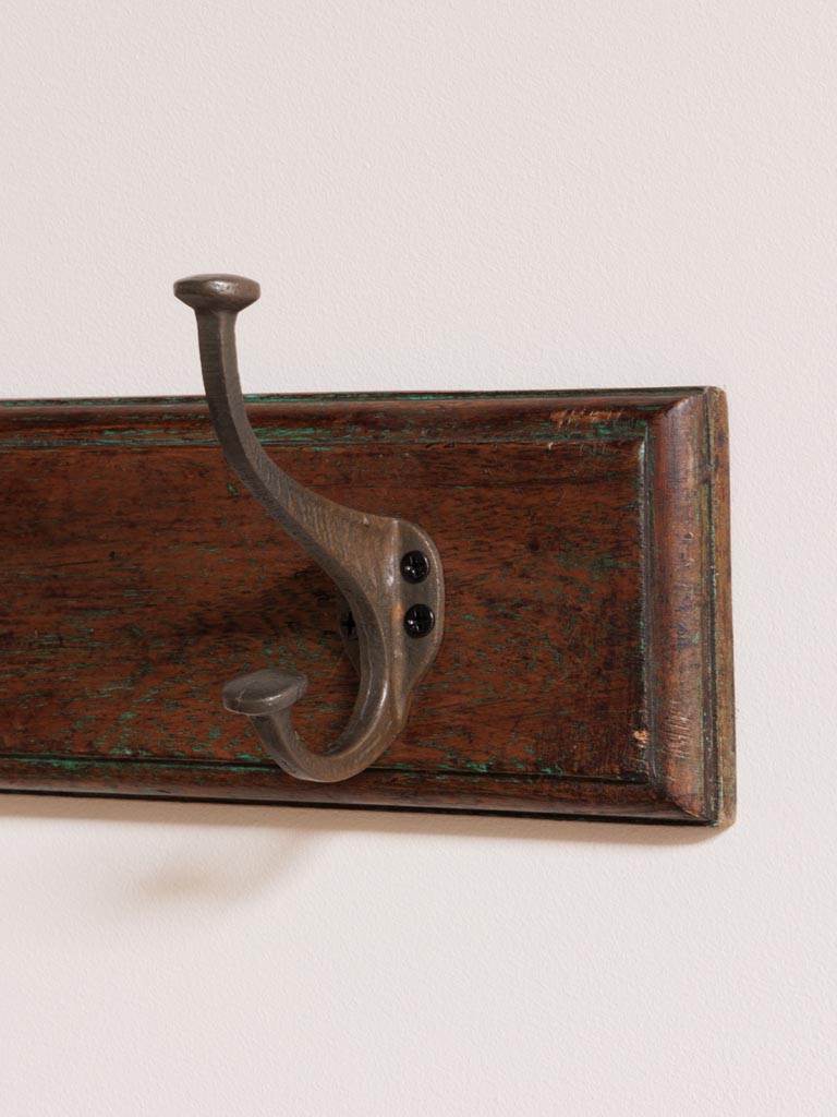 Wall coat rack, 3 hooks