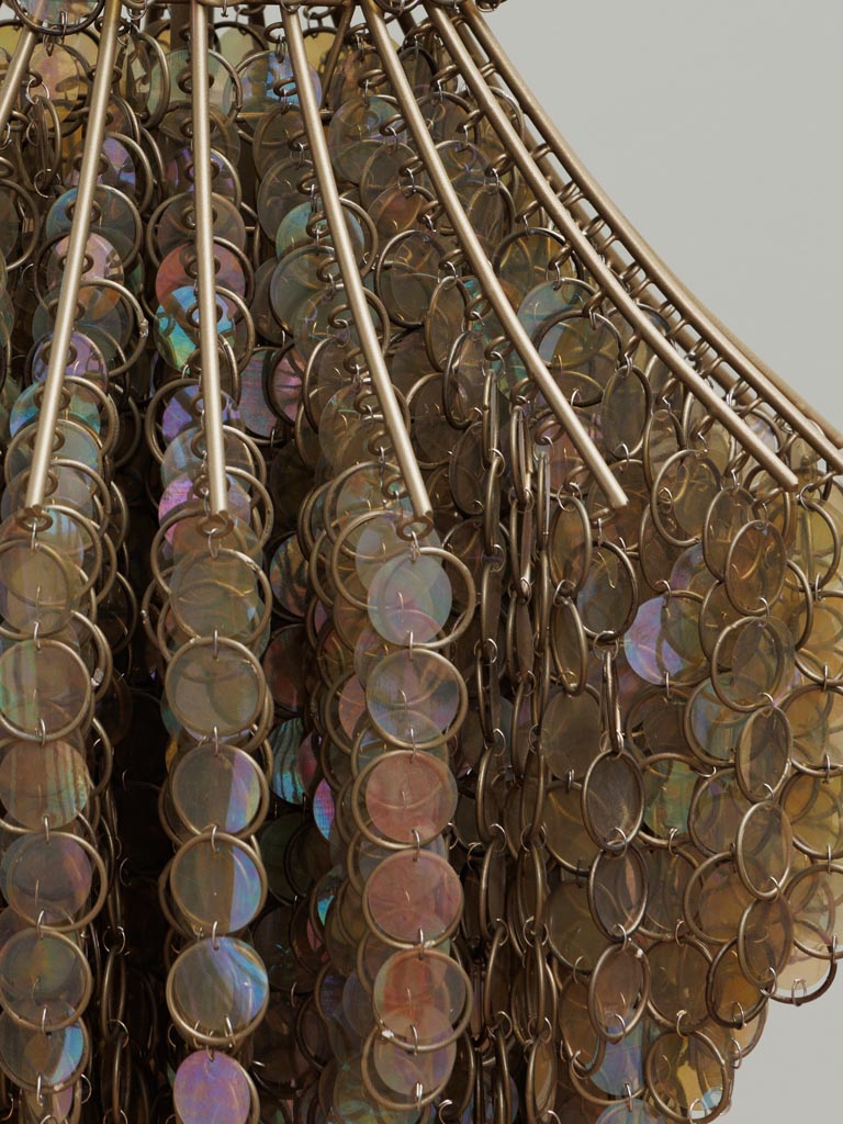 Iridescent hanging lamp Ariel