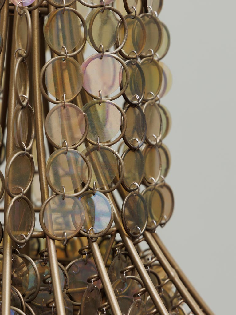 Iridescent hanging lamp Ariel