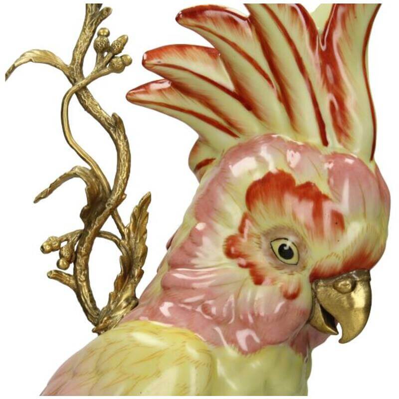 Cockatoo Fine Earthenware Candle Holder