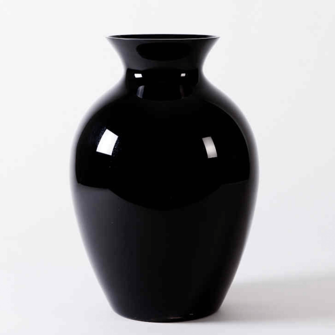Flamant intire vase black