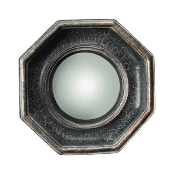 Chehoma Octogonal mirror black patina
