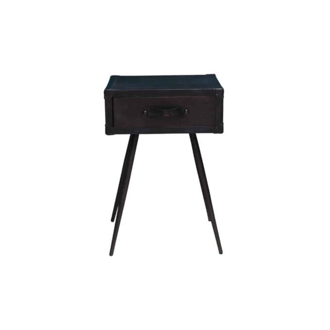 Chehoma leather bedside table "Ali"