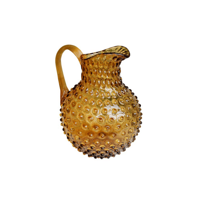 Chehoma Hobnail Pitcher Amber 2L