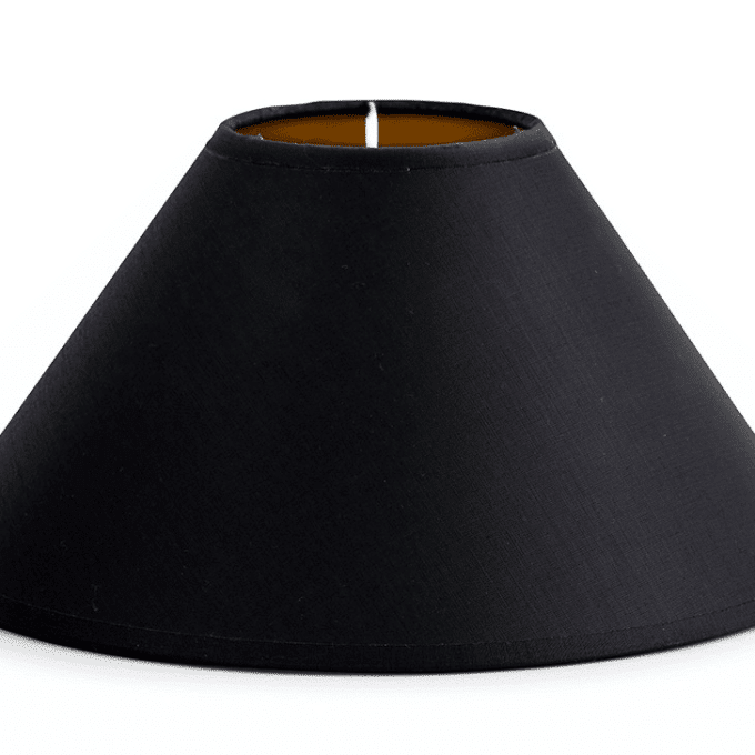 Flamant circum lampshade black/gold 11cm