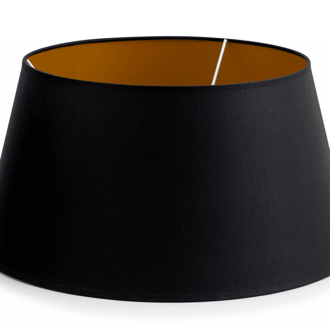 Flamant lindro lampshade black/gold 20cm