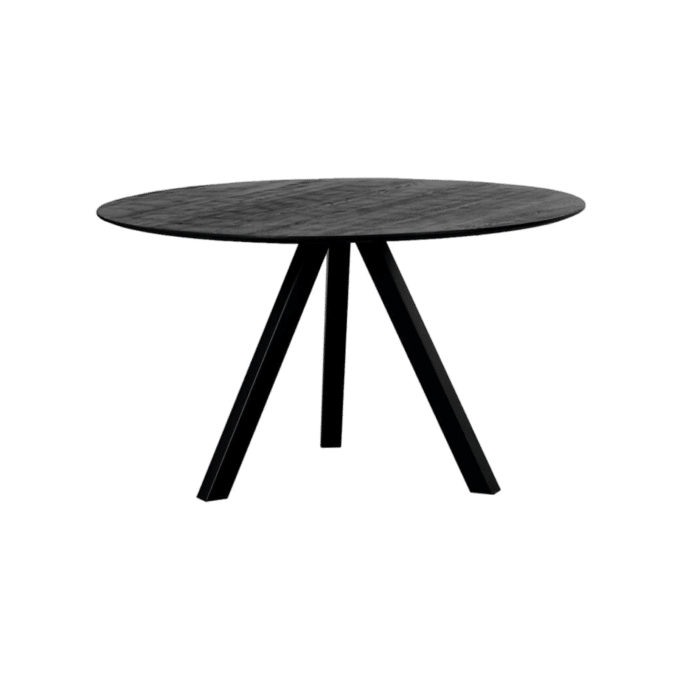 Lifestyle Atlanta Dining table round black