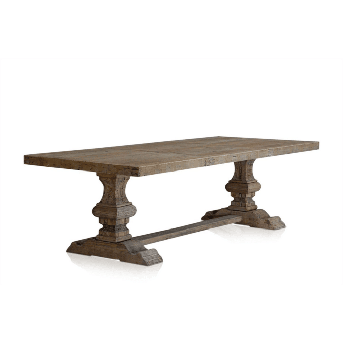 Versmissen Column Leg Dining Table Natural 110x270