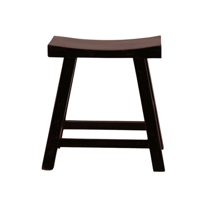 GS Stool hollow laquered black
