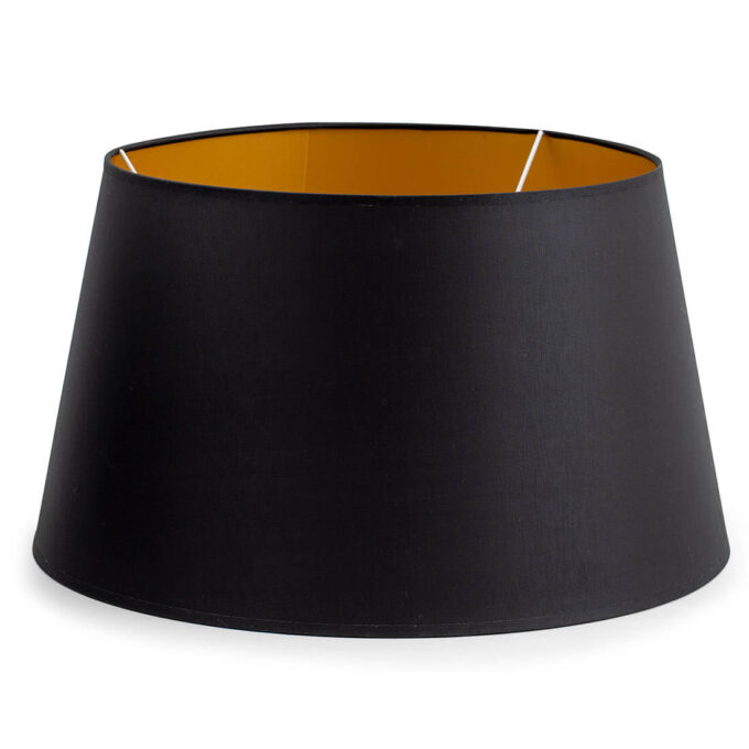 Flamant lindro lampshade black/gold 25cm