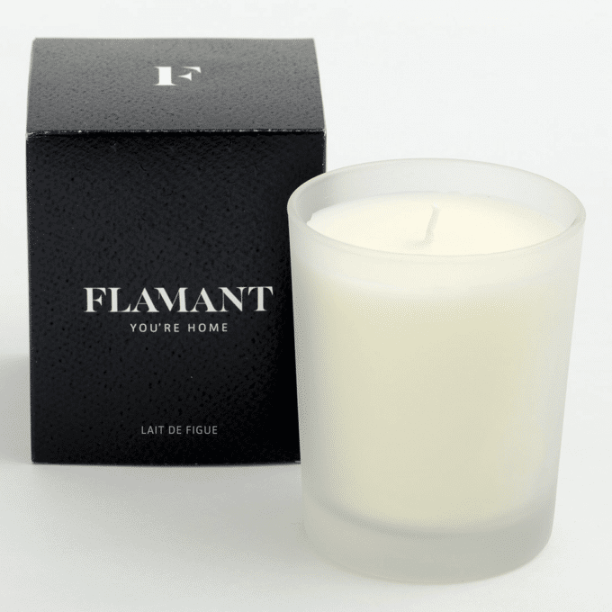 Flamant lin scented candle lait de fig