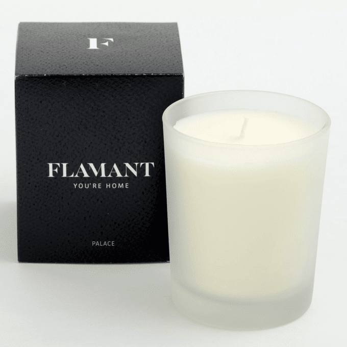 Flamant lin scented Candle Palace