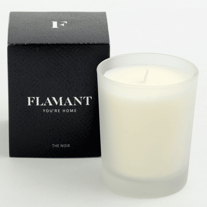 Flamant lin scented candle thé noir