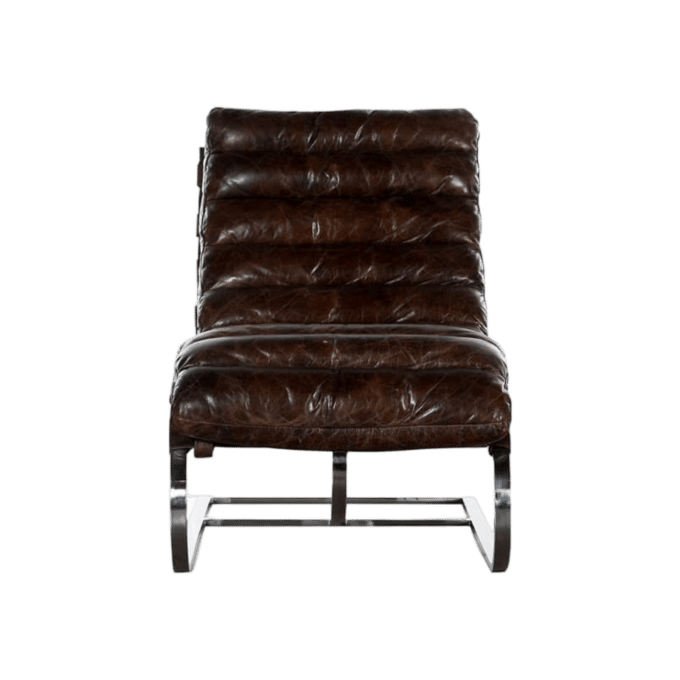 Flamant Dobbs lounger dark brown