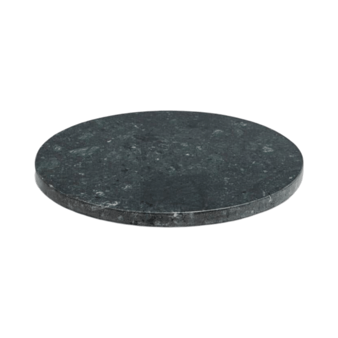 Chehoma Green marble rotating dish
