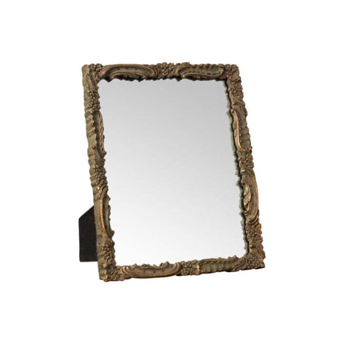 chehoma Mirror with green & gold arabesque