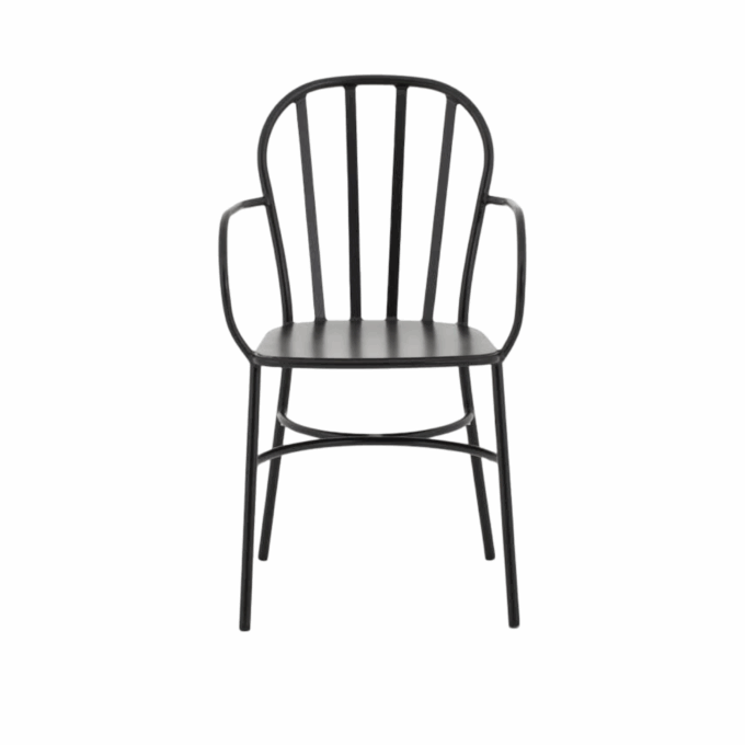 FLAMANT, MARIAN CHAIR, black
