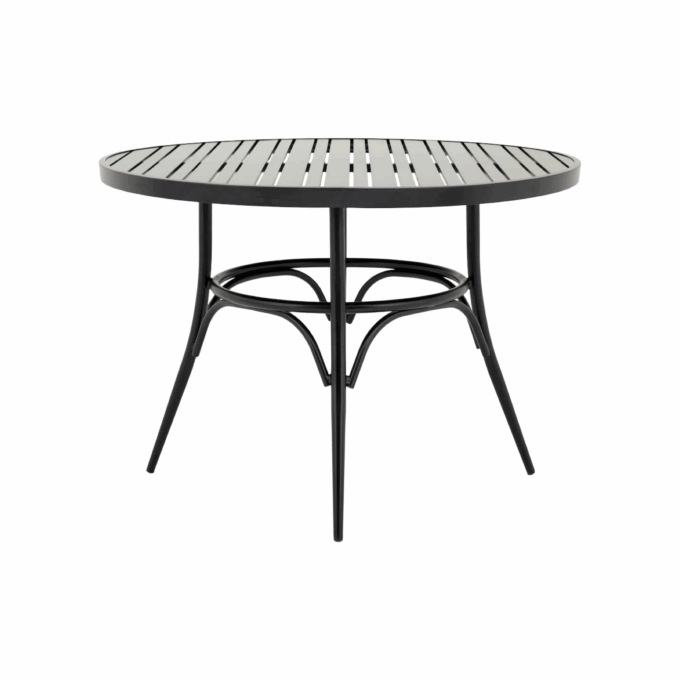 FLAMANT, MARIAN garden table, Ø110, black