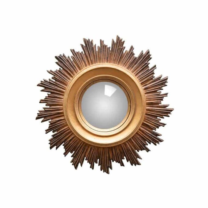 Chehoma small ex voto sun gold convex mirror