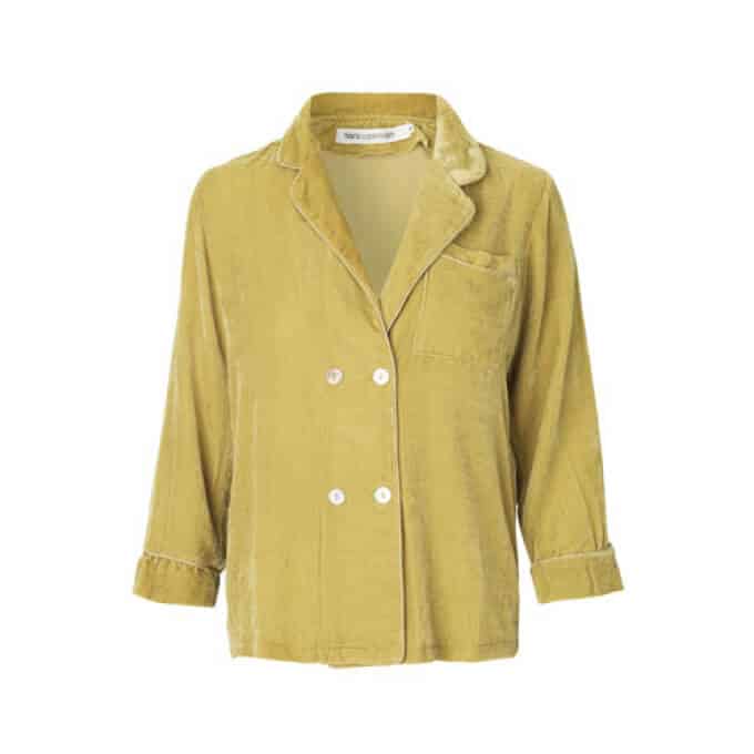 Silki Velvet jakki Yellow