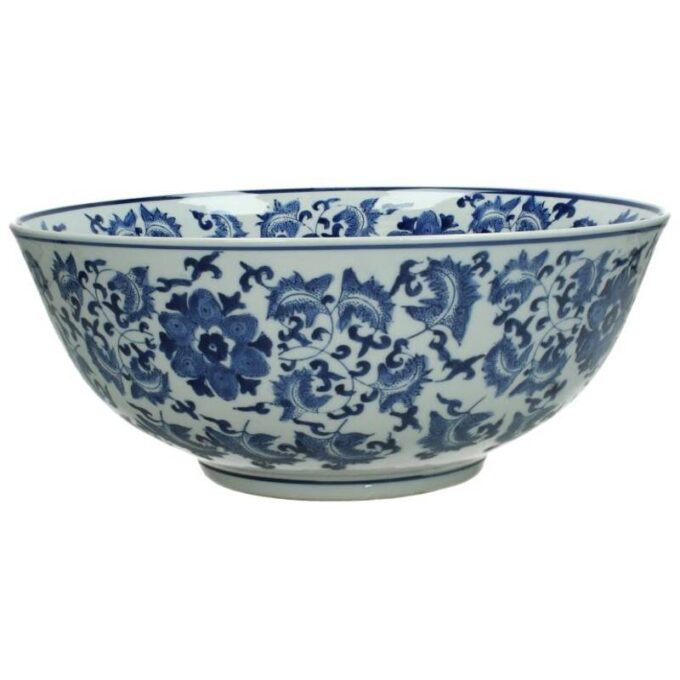 Bowl Ceramic Blue 35x35