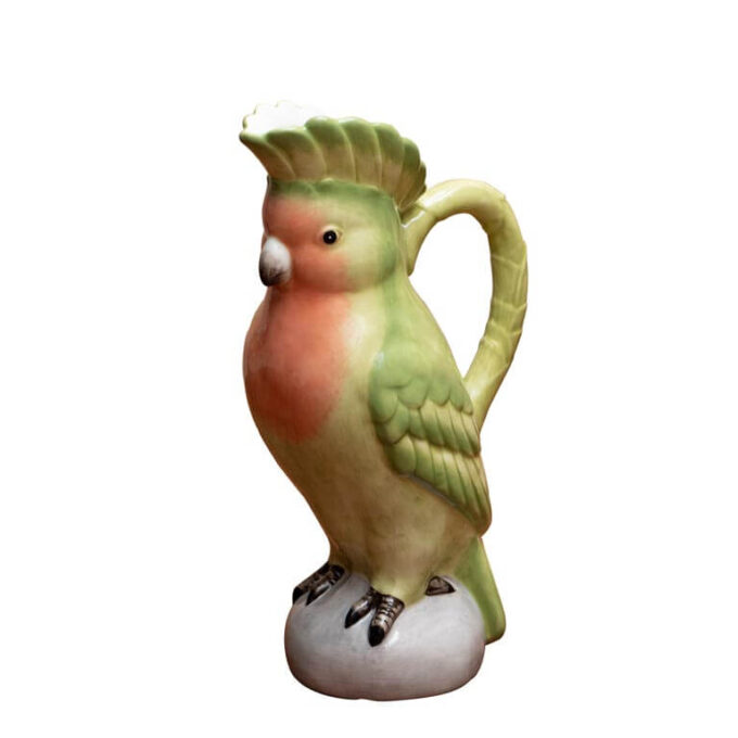 Chehoma Ceramic parrot pitcher