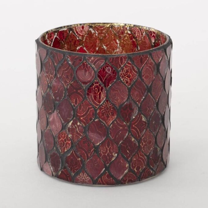 Flamant Tealight Temples red L