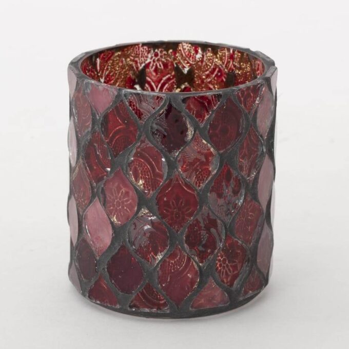 Flamant Tealight Temples red m
