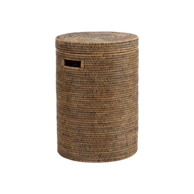 Flamant Togo Linen Basket