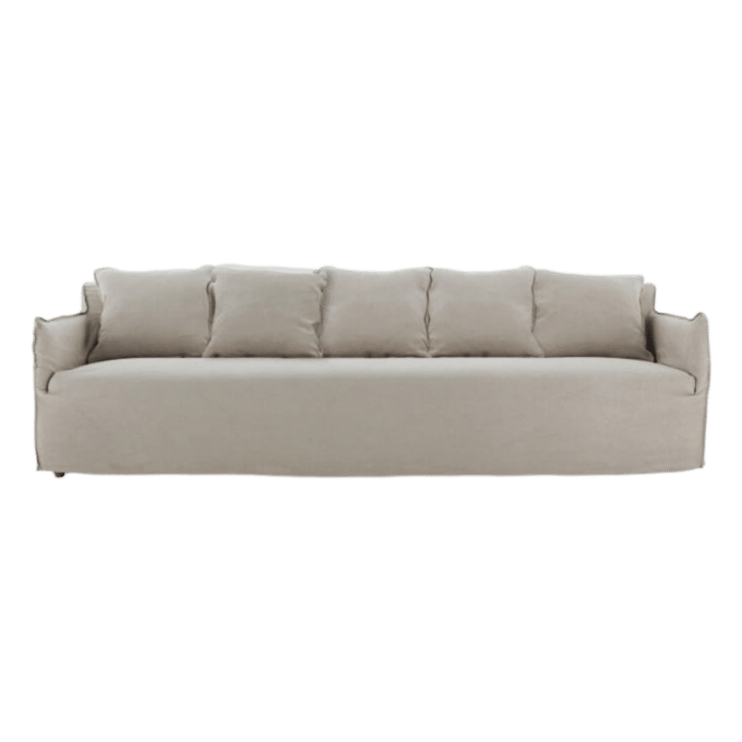 Flamant SANDRINE, sofa, 300cm, 5 cushions