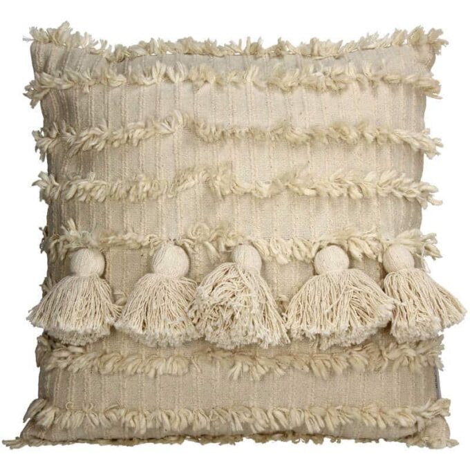 Cushion cotton Ivory 45x45 cm