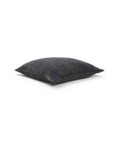 Fabric Copenhagen Silk Velvet Pillow Dark Grey