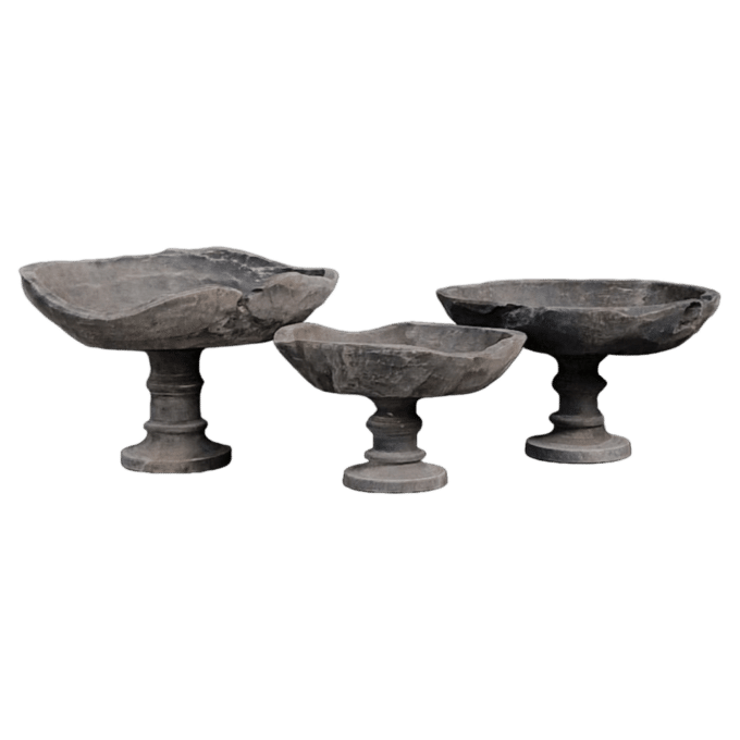 Luksa Bowl seftia on foot 40cm