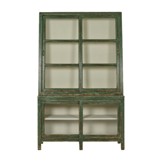 Flamant Danni, display capinet, Green